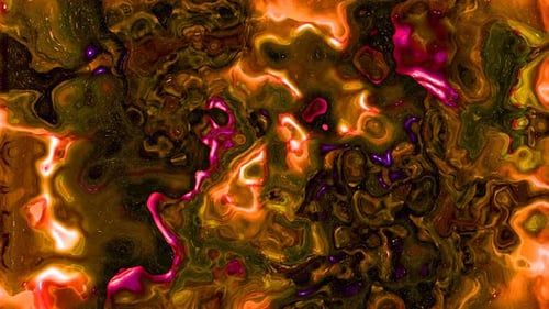 Molten Liquid Vibrant Abstract Background Animation