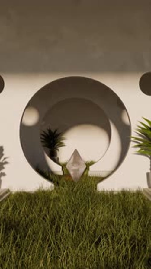 Diamond Emerging From Premium Hotel Pool