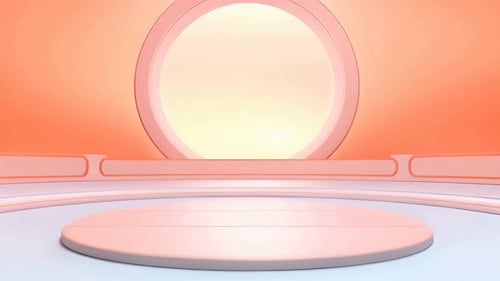 Modern Virtual Studio Stage Background
