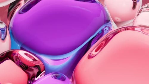Abstract transparent glass background, 3d rendering.