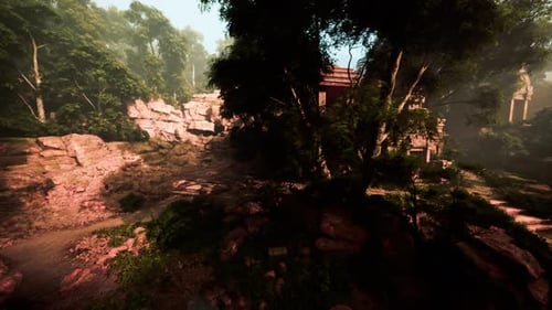 Sunlight Illuminates Rocky Heights Revealing Hidden Archaeological Marvels