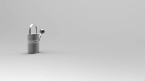 3D Animated Watering Can Rotation