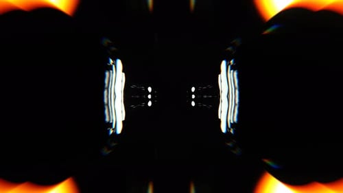 White Psychedelic Transforming Pattern Background Vj Loop In 4K