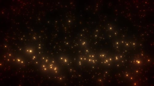 Ambient Golden Particle Lights