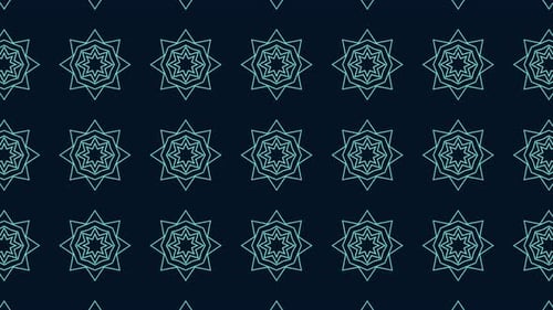 Seamless Geometric Pattern Loop with Abstract Lines