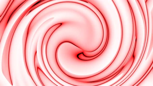 Dynamic Red and White Fluid Swirl Abstract Background