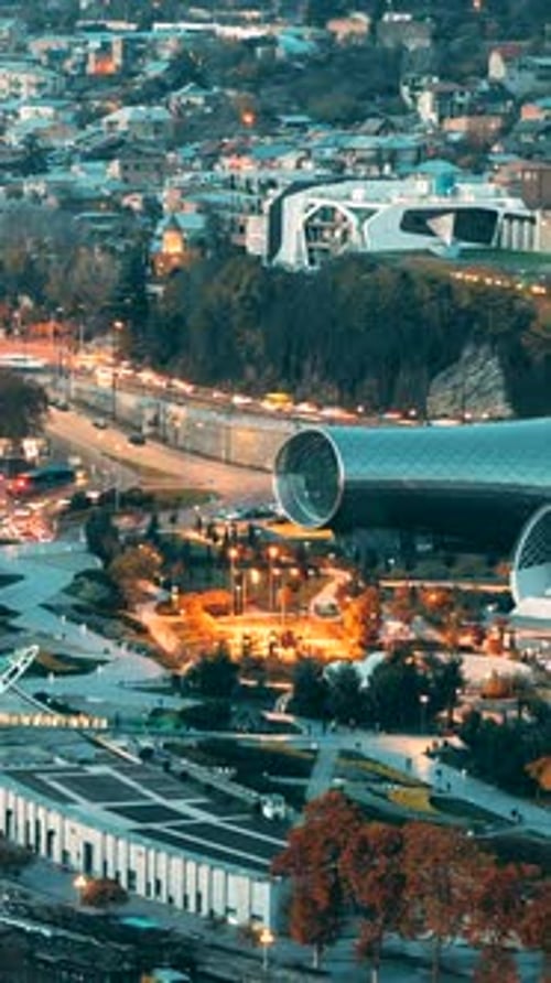 Tbilisi Georgia Top View Of