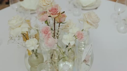 Wedding Flowers Elegant Floral Table Arrangement