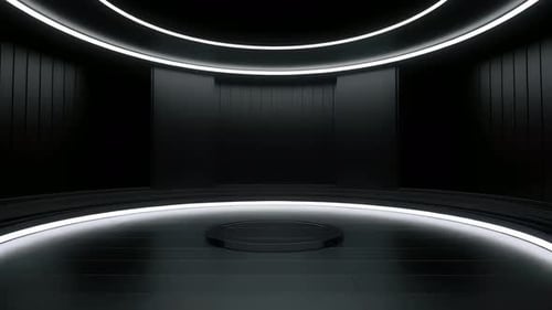 Futuristic Dark 3D Studio Logo Reveal Opener