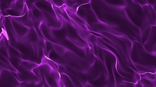 Glowing Purple Abstract Fluid Background Loop
