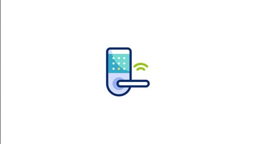 Digital Door Animated Icon
