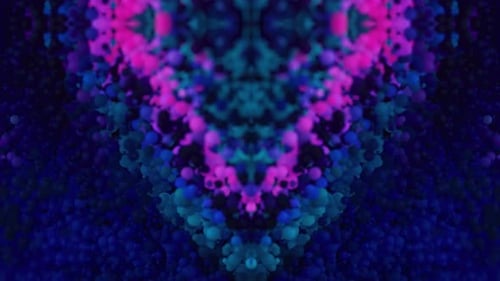 Abstract Fluid Spheres Background Animation