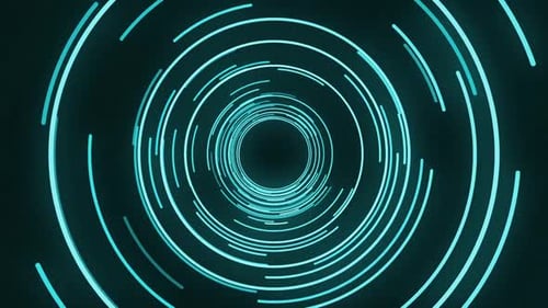 Abstract Glow Circle path loopable background