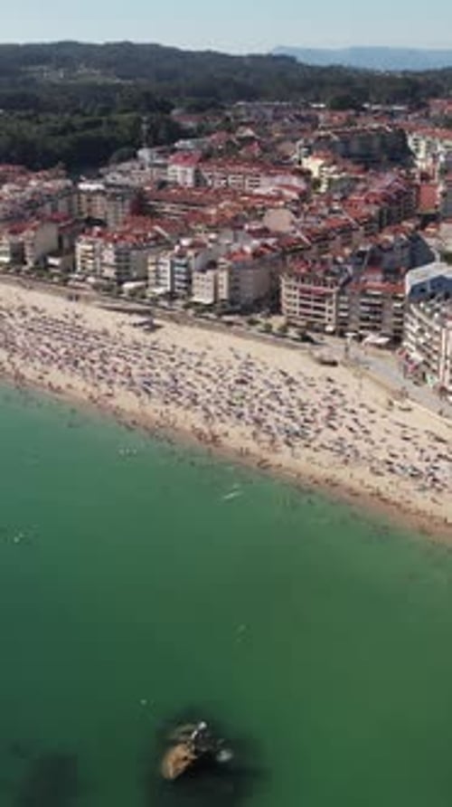 City of Sanxenxo, Spain Vertical Video