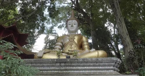Large Buddha Statue, Wat Phra That Doi Suthep, Chiang Mai, Thailand