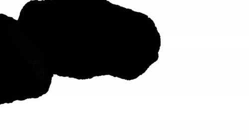 Organic Ink Fluid Reveal Transition