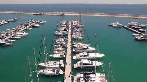 Yachts in Marina