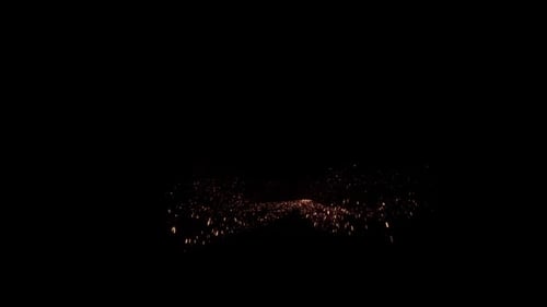 Abstract Gold Particle Reveal Animation