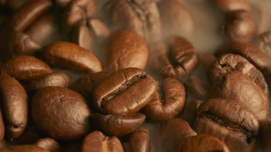 Cover for Coffee Beans Freshly Roasted 4k