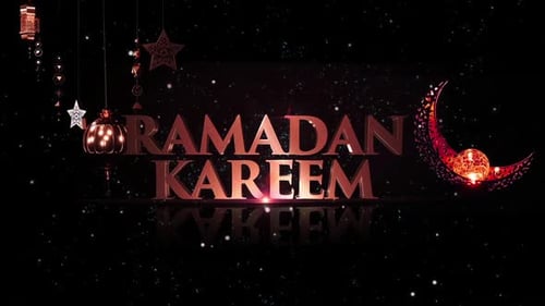 Ramadan mit Mond V1