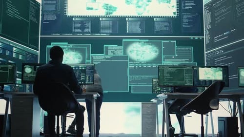 Governmental Hackers Team Securing Computer Systems From Cyber Threats