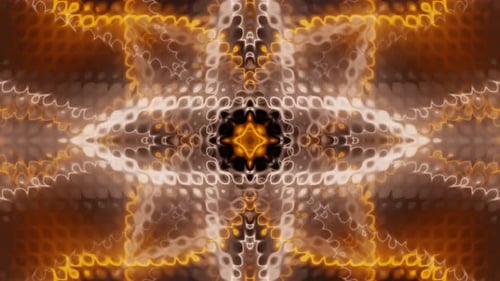 Abstrakter geometrischer DJ-Loop-Animationshintergrund mit schneller Energie