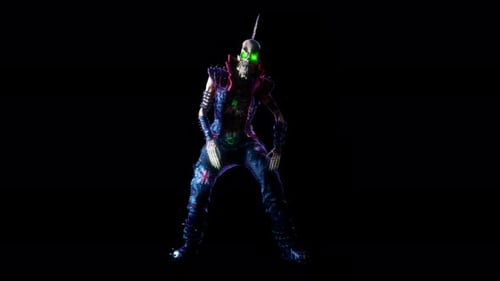 Punk Skeleton VJ Loop