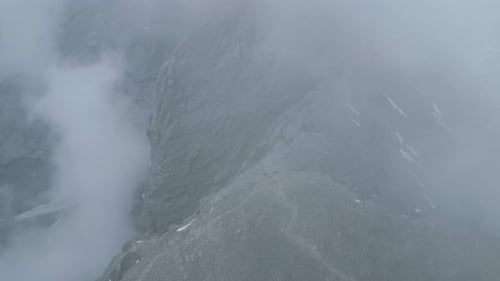 Drone aérien du mont Olympe