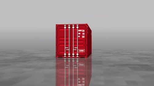 Cargo transport import export cargo containers terminal loop