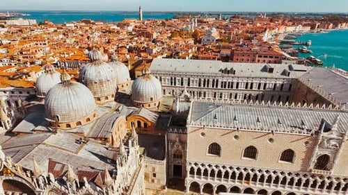 Panoramic View of Venice, Veneto, Italy