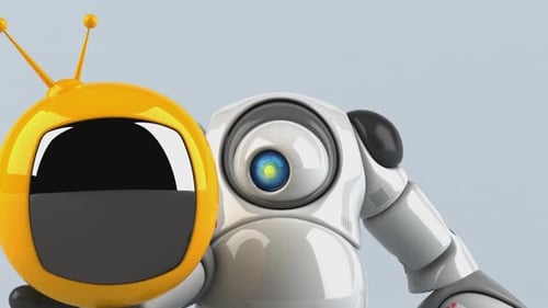 Großer Roboter - 3D-Animation