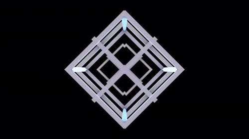 Abstract Geometric Tunnel Loop Animation