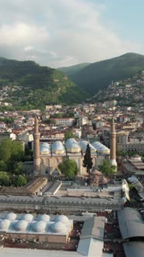 Aerial Bursa Ulu Mosque