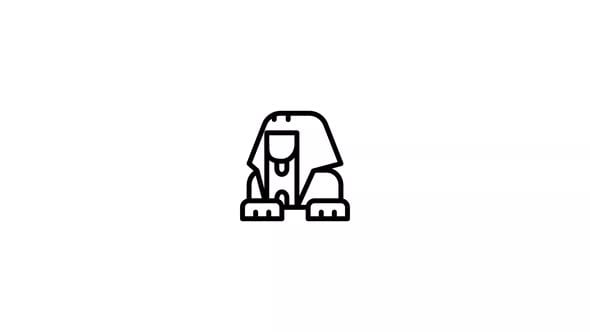 Sphinx Animated Icon With Alpha Channel, Elements Motion Graphics ft ...