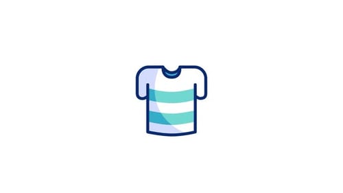 Animated T-Shirt Icon Reveal