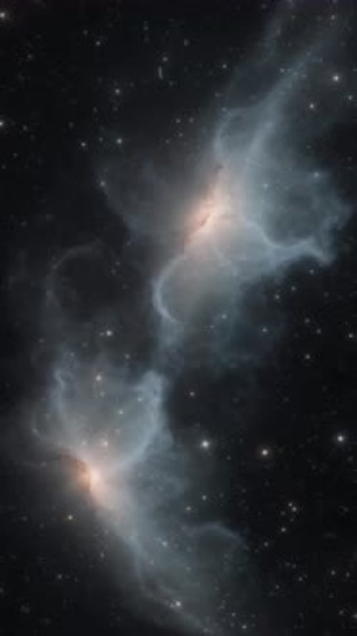 Une nébuleuse cosmique vibrante qui brille d'étoiles dans les profondeurs de l'espace