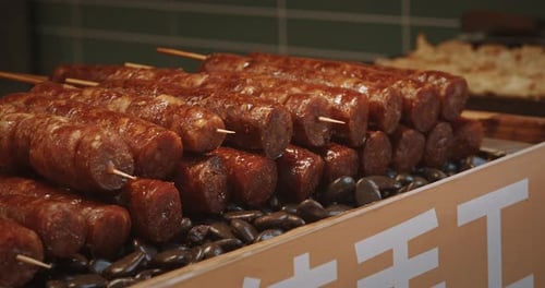 Chengdu Sichuan China Handmade Sausages