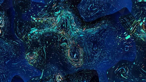 Dynamic Abstract Fluid Lines and Particles Background