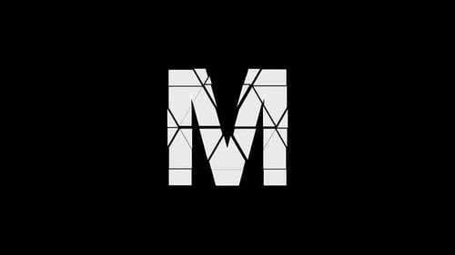 Geometric Letter M Reveal Animation