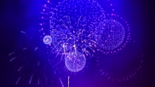 Sparkling Fireworks Background for Celebrations