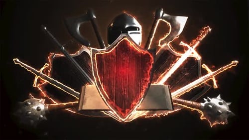 Dramatic Fiery Medieval Weapons and Armor Reveal