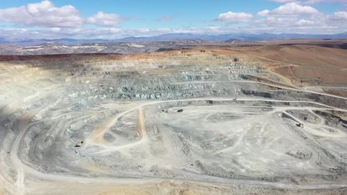 Aerial View Of Chrome Mine