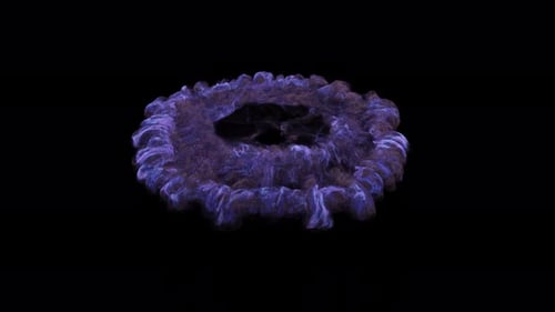 Dynamic Blue Energy Burst Reveal Transition