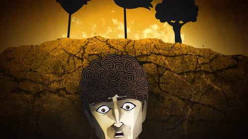allégorie de la grotte de Platon avec ombres et feu