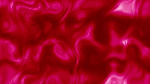 Abstract Red Fluid Swirls Motion Loop Background