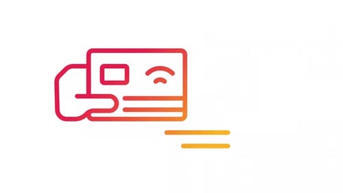 Animated Card Payment Gradient Icon