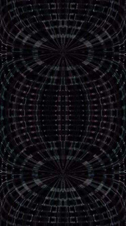 Expanding Digital Geometric Tunnel Background