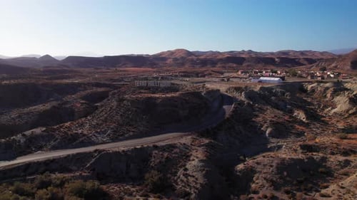 Texas Hollywood classic film set and surrounding land in Tabernas, Spain