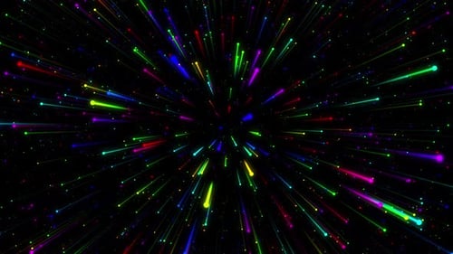 Speed Line Hyperspace Futuristic Background Loop V2