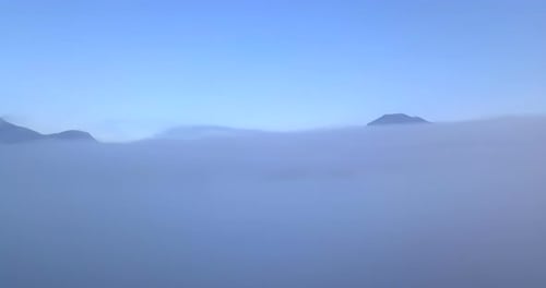 Fly Above Foggy Valley